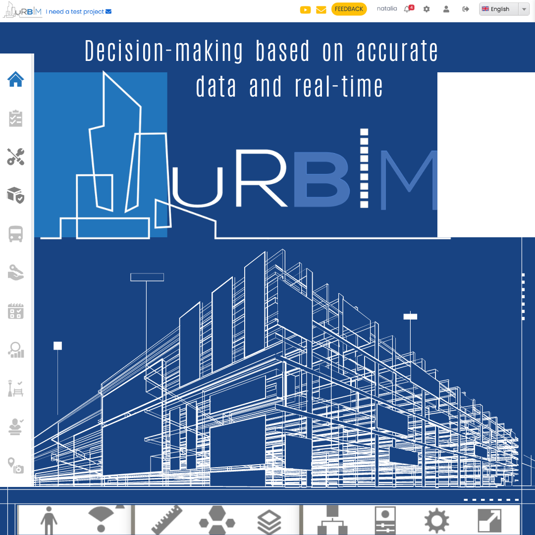 URBIM provides BIM to smartcities by using data and integrated digital technologies