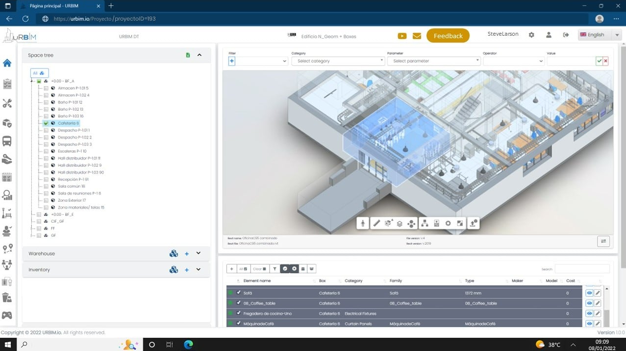 Gestione sus activos a partir de modelos 3D con URBIM-El mundo financiero